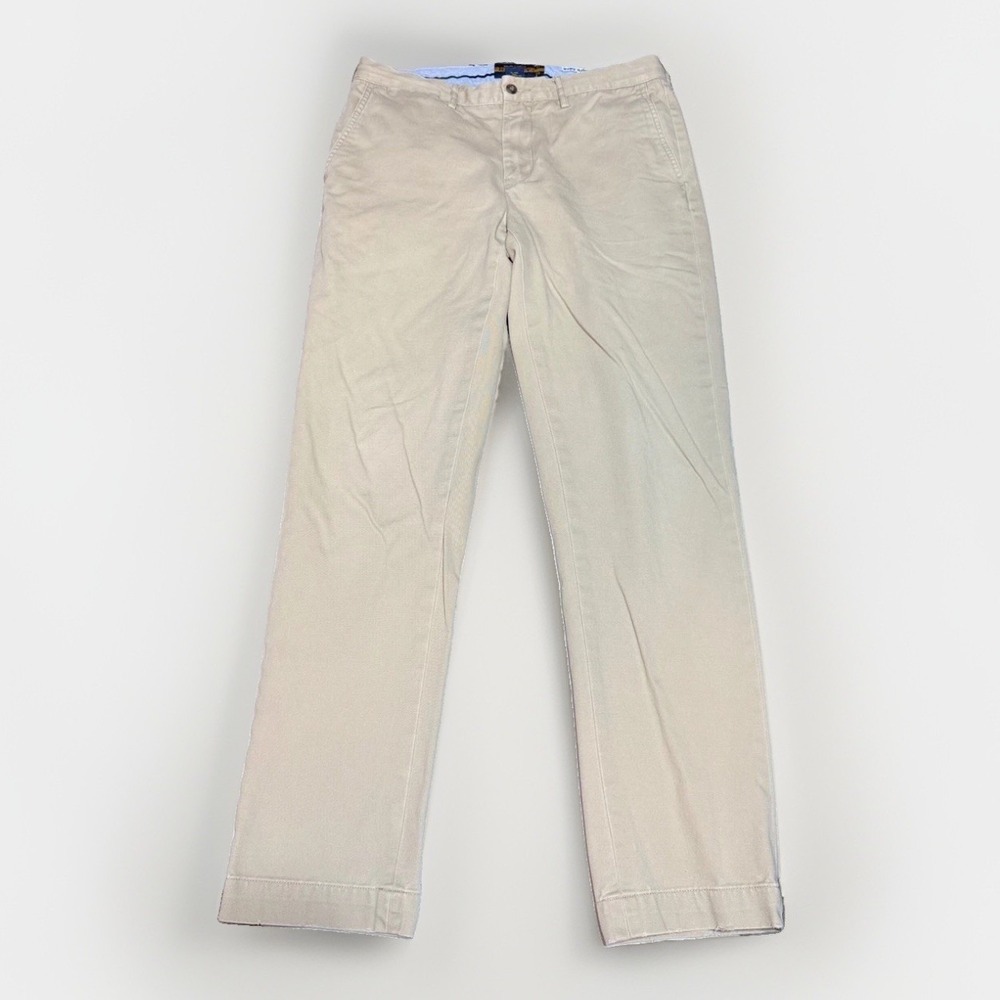 Ralph Lauren Rugby Chinos 31x32 Antique Slim Fit Tan Cotton Khaki Pants
